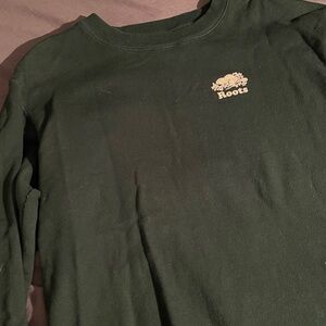 Roots Dark Green Pullover